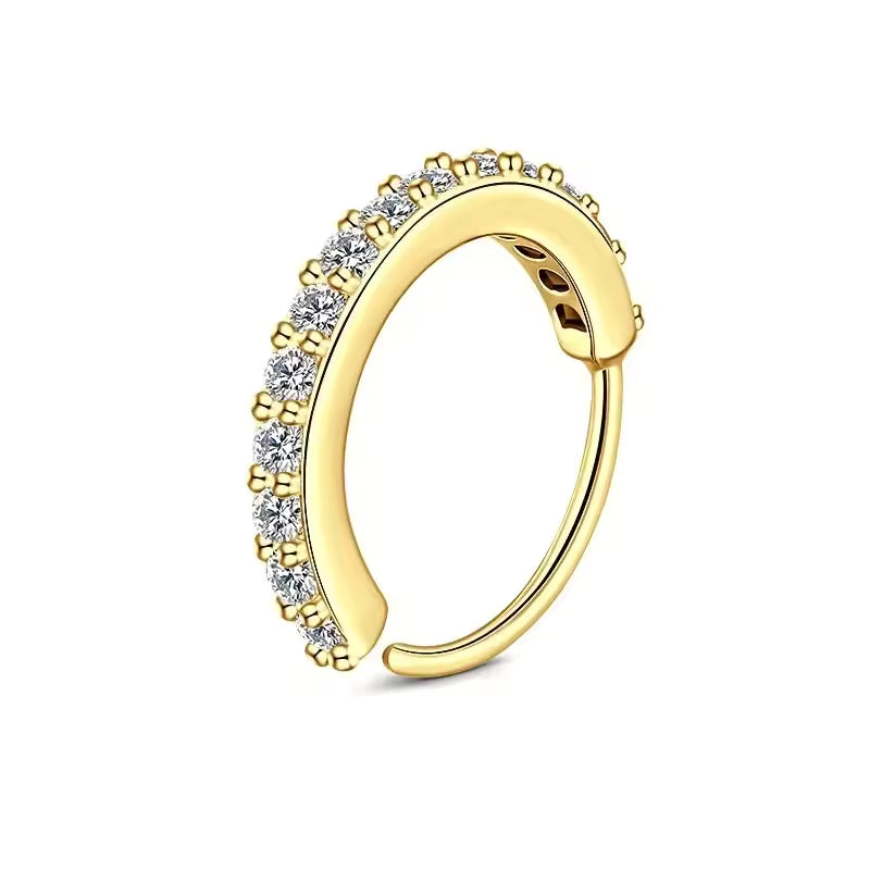 Nova SparkleHoop™ Pavé Nose Ring