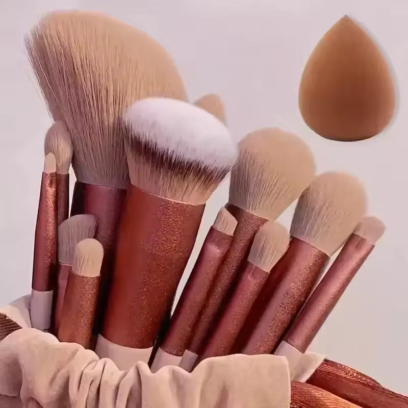 Nova LuxeBlend™ 13-Piece Professional Makeup Brush Set