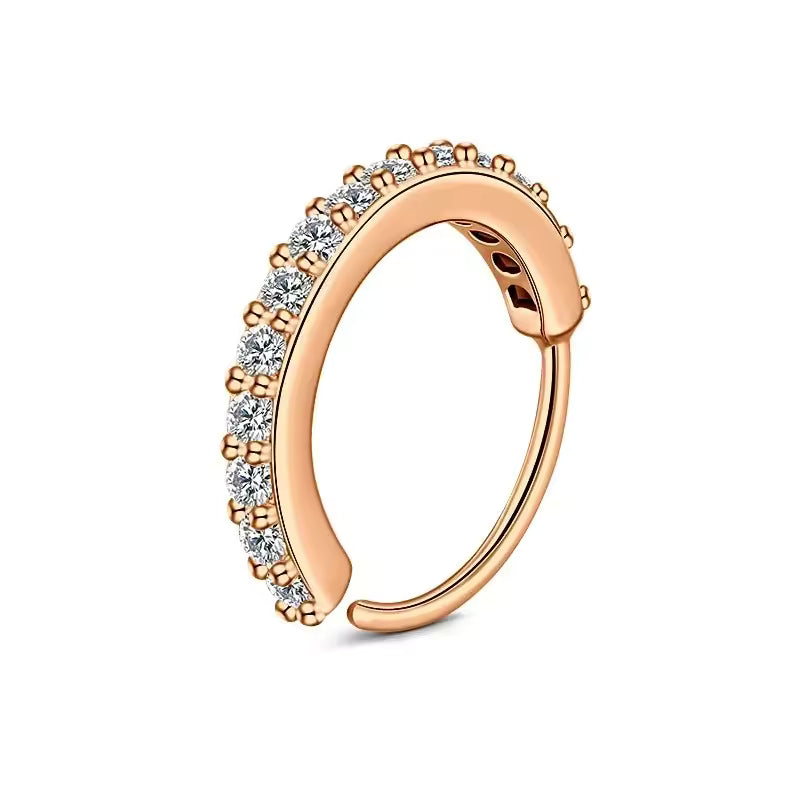 Nova SparkleHoop™ Pavé Nose Ring