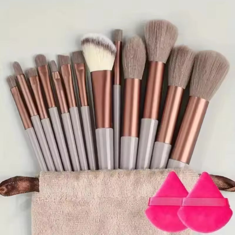 Nova LuxeBlend™ 13-Piece Professional Makeup Brush Set