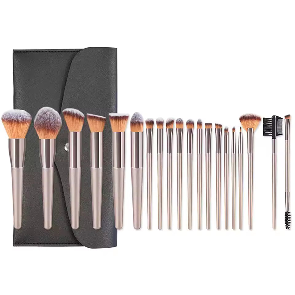 Nova ProArtistry™ 24-Piece Professional Brush Set + Travel Roll