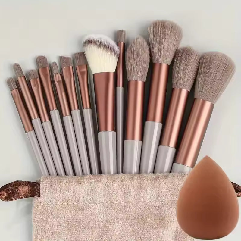Nova LuxeBlend™ 13-Piece Professional Makeup Brush Set
