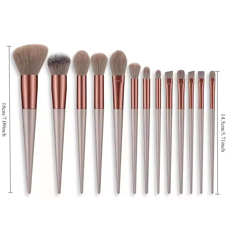 Nova SoftBlend™ 15-Piece Premium Makeup Brush Set