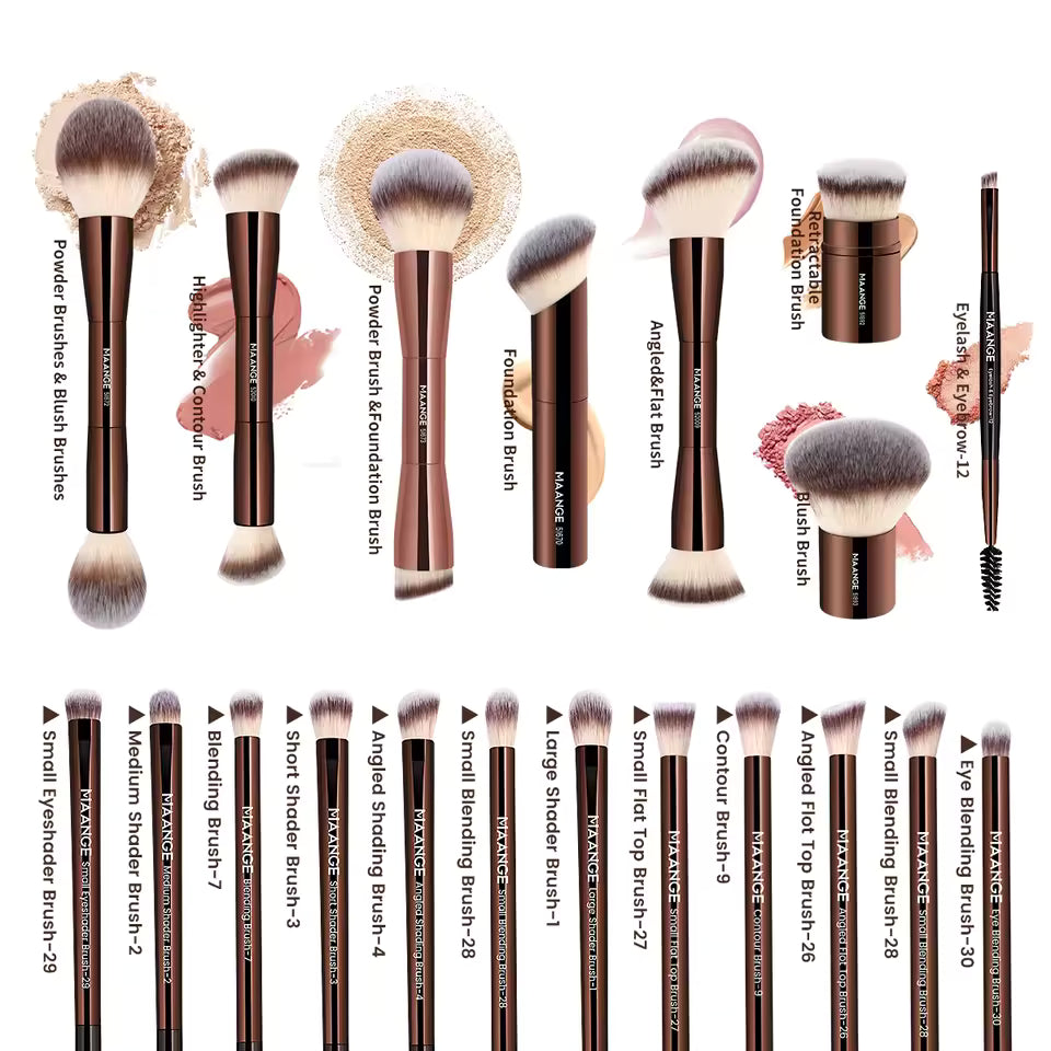 Nova LuxeSculpt™ 20-Piece Dual-Ended Brush Set