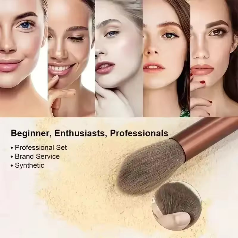 Nova LuxeBlend™ 13-Piece Professional Makeup Brush Set