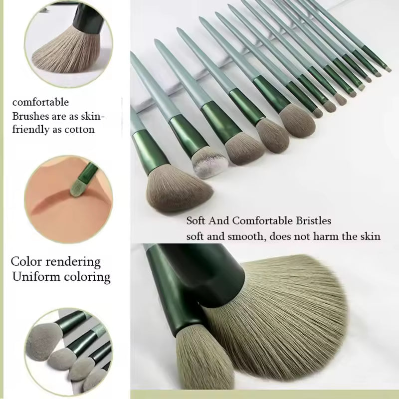 Nova SoftBlend™ 15-Piece Premium Makeup Brush Set