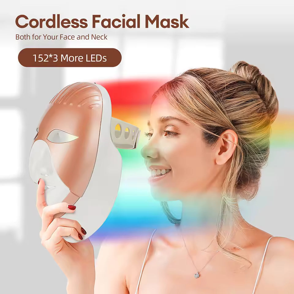 Nova GlowWave™ Cordless LED Facial Mask (Face + Neck)