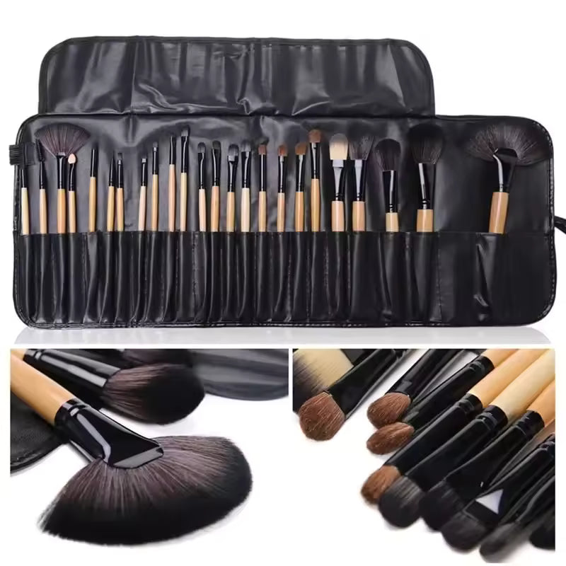 Nova ProArtistry™ 24-Piece Professional Brush Set + Travel Roll